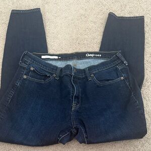 GAP Women's Deep Indigo girlfriend Skinny Jeans